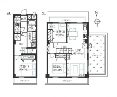 �Ԏ��}�i�̂P�}���V�����j�@-