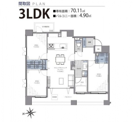 �Ԏ��}�i�̂P�}���V�����j�@-