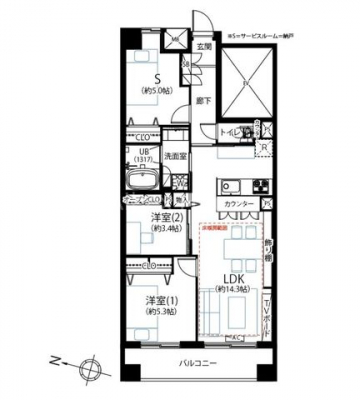 �Ԏ��}�i�̂P�}���V�����j�@-