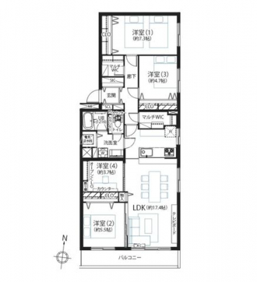 �Ԏ��}�i�̂P�}���V�����j�@-