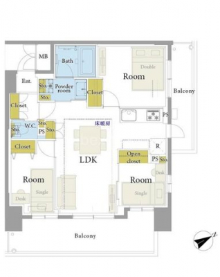 �Ԏ��}�i�̂P�}���V�����j�@-