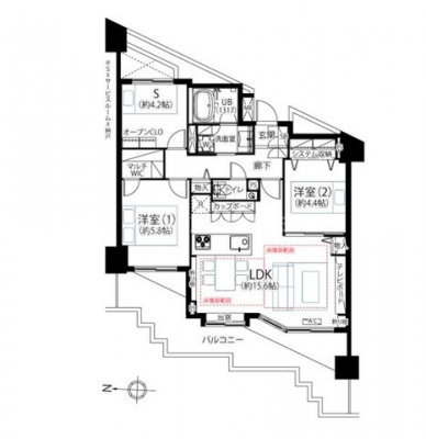 �Ԏ��}�i�̂P�}���V�����j�@-