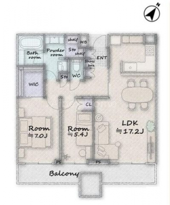 �Ԏ��}�i�̂P�}���V�����j�@-