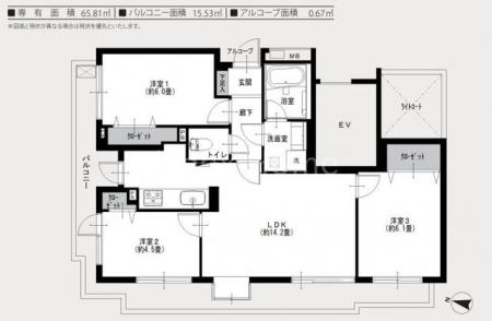 �Ԏ��}�i�̂P�}���V�����j�@-