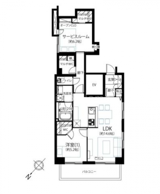 �Ԏ��}�i�̂P�}���V�����j�@-