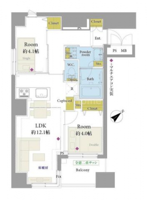 �Ԏ��}�i�̂P�}���V�����j�@-