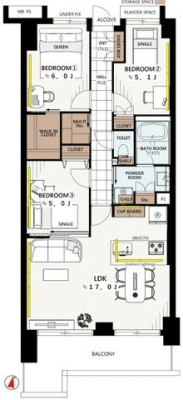 �Ԏ��}�i�̂P�}���V�����j�@-