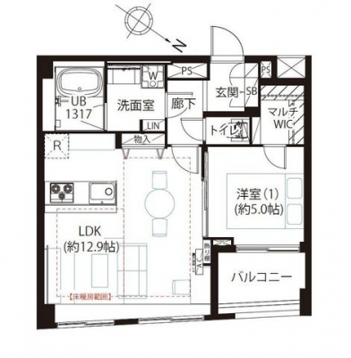 �Ԏ��}�i�̂P�}���V�����j�@-